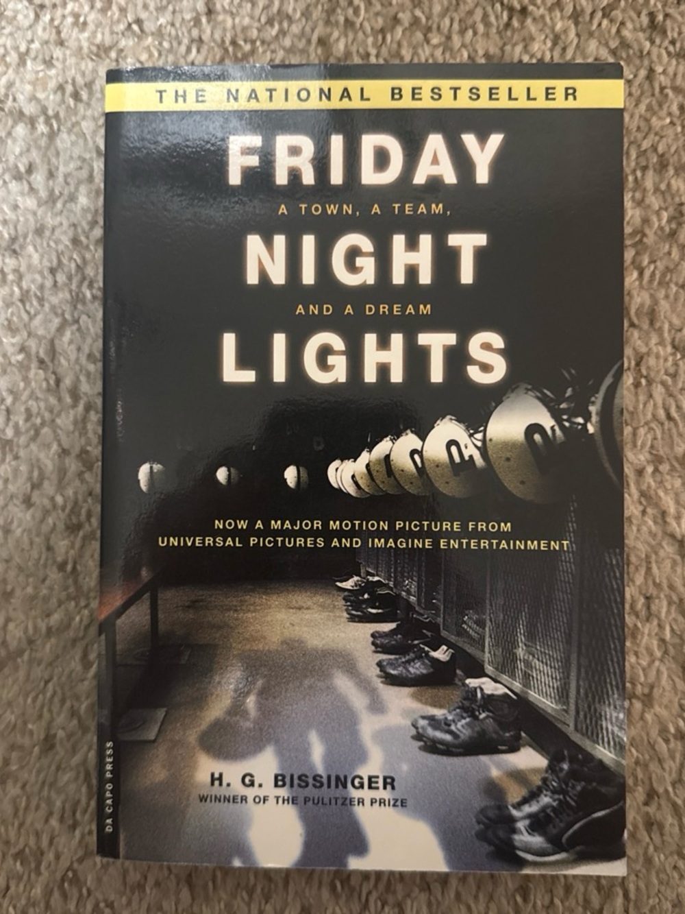 Friday Night Lights by H.G. Bissinger- Soft Cover